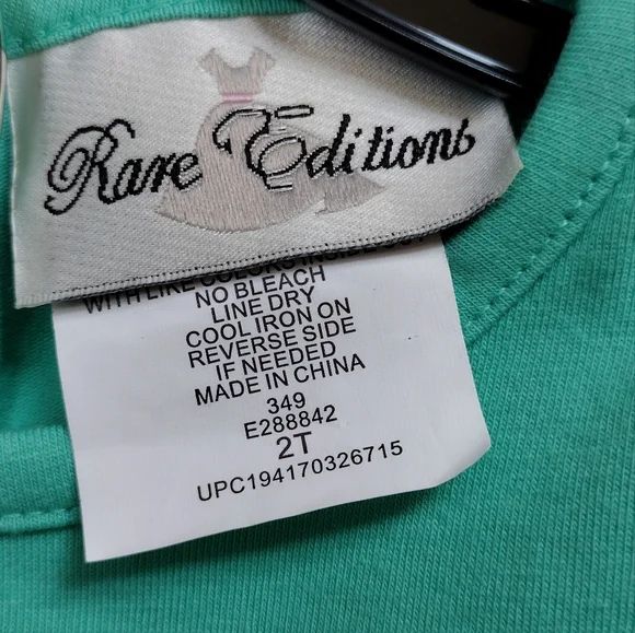 Rare Editions Strawberry 🍓 2 Piece Girl's Outfit Size 2T NWT - Picture 5 of 9